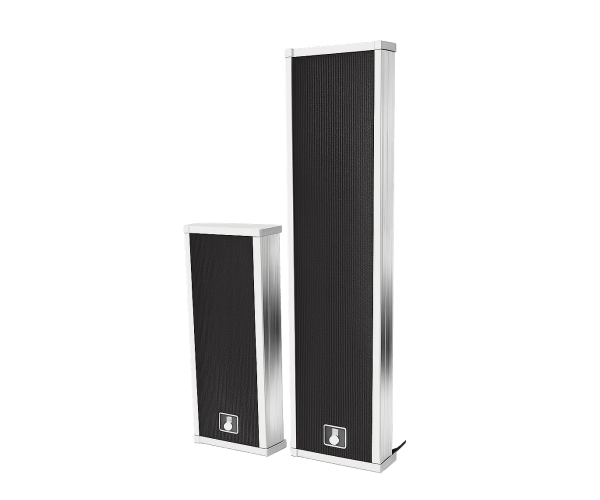 metal case column speaker